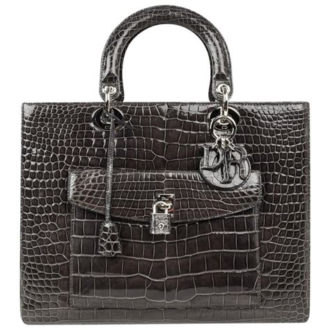 trotter shoulder bag dior|crocodile dior bag.